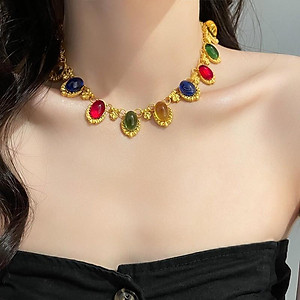 dây chuyền phong cách vintage dương linh luxury