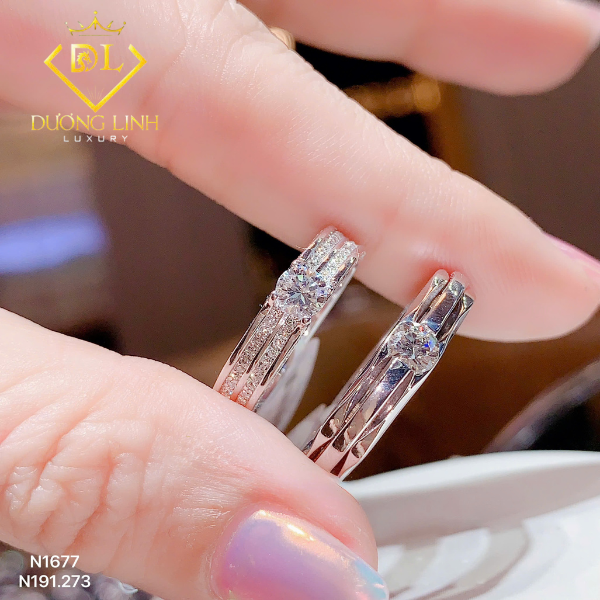 Nhẫn Kim Cương Đôi Tương Đồng
